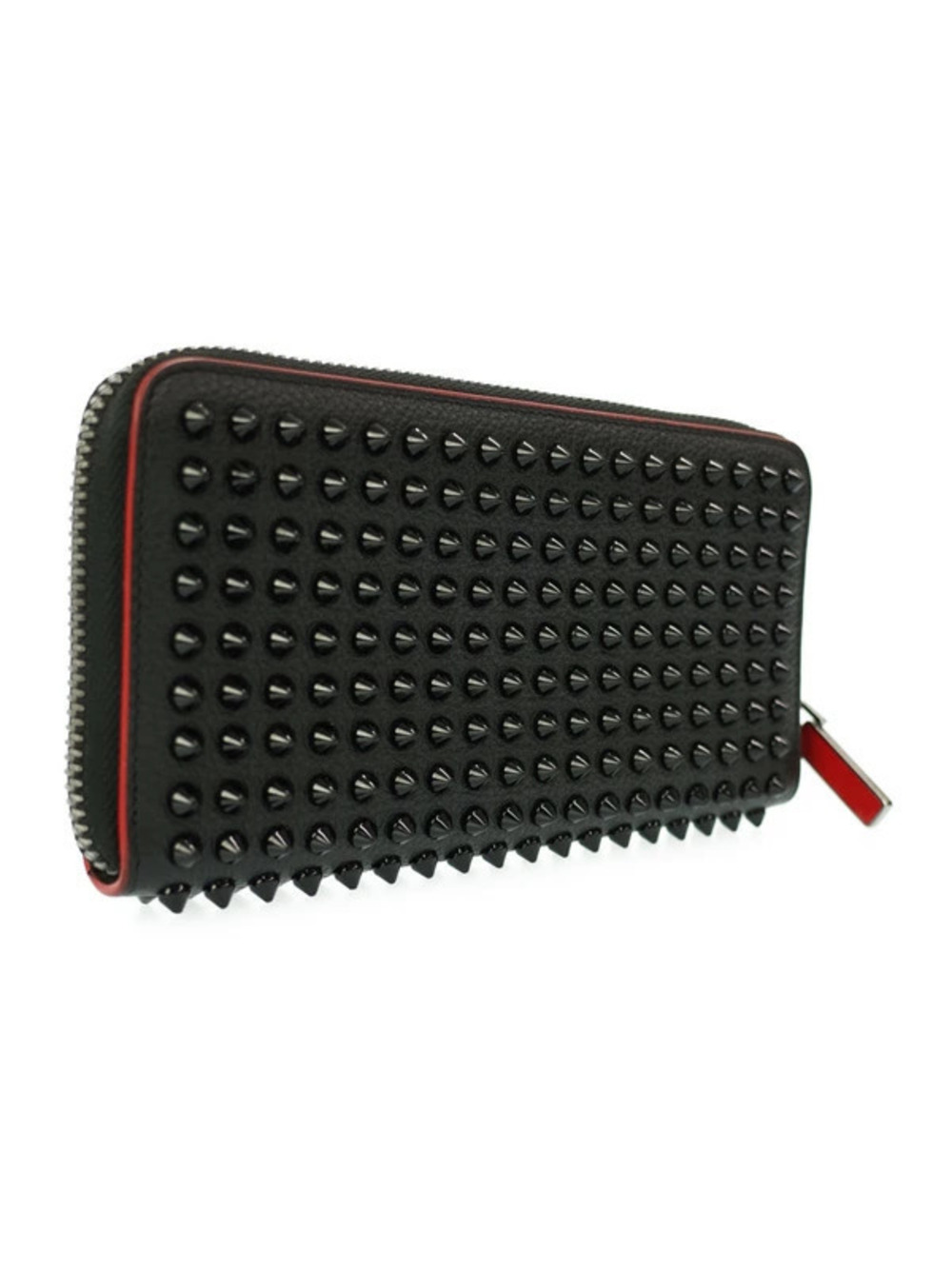 Christian Louboutin Panettone Studded Long Wallet Round Zipper